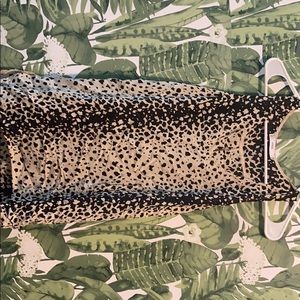 Vince Cheetah print top